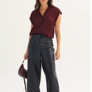 NINE WEST Short Sleeve Maddie Blouse